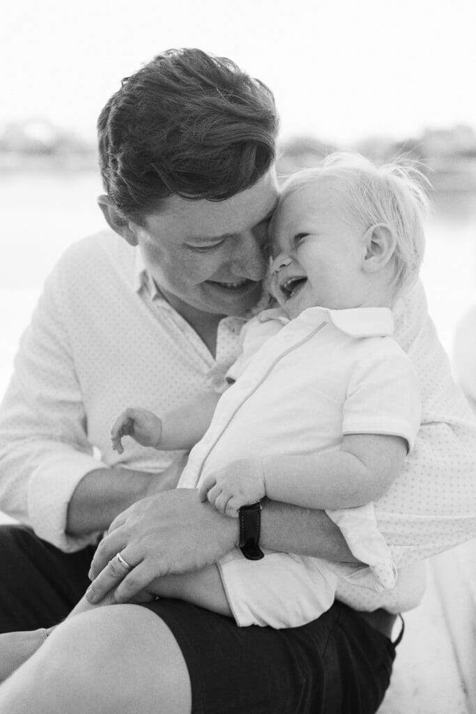 Family milestone session at the Jefferson Memorial in Washington DC — parents celebrating baby’s first birthday with iconic monument views, captured by luxury maternity & newborn photographer Washington DC area.